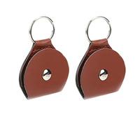 Portachiavi Porta Plettri per Chitarra, Comoda Borsa in Pelle PU per Plettri, Non Dimenticare Mai più i Tuoi Plettri, Resistente Ed Elegante, Perfetto per i Chitarristi (Marrone)