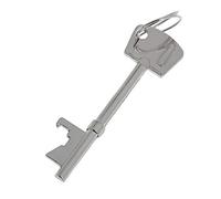 Portachiavi portatile a forma di chiave apribottiglie ad anello portachiavi in metallo strumento per feste di birra multifunzionale accessori durevoli durata e moda