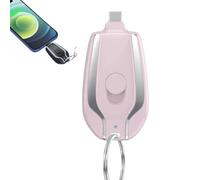 Portachiavi Power Bank,1500mah Portable Keychain Charger,Mini Power Power Emergency Pod,Tipo-C Mini Power Power Emergency Charger,Mini Portachiavi Power Bank Portachiavi Caricatore Per Telefono