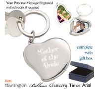 Portachiavi Regalo Per Madre Della Sposa Con Ciondolo A Cuore