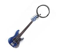 Portachiavi replica della chitarra Fender Precision Bass BLUE