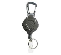 Portachiavi retrattile, porta badge retrattile, portachiavi con moschettone per studente, sci, funzione pubblica, ospedale, infermiere, pompiere