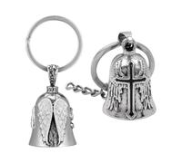 Portachiavi Retrò Da 2 Pezzi, Design Retrò Classico, Materiale Metallico, Trama Spessa, Per Uno Stile Personale, Adatto Come Regalo O Da Collezione.