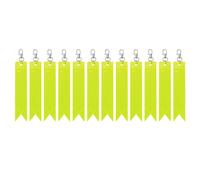 Portachiavi Riflettenti, 12 Pvc Sicurezza Fluorescenti Gialli