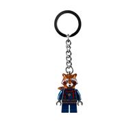 LEGO Marvel Supereroi Rocket Raccoon Minifigure Portachiavi 854296, Marrone, S