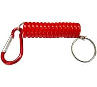 Portachiavi rosso a molla con moschettone - Ciclomotori Moto Scooter - P.iaggio Vespa - CI0634R