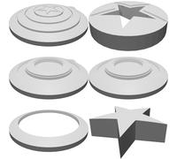 Portachiavi Scudo Capitan America - Kit 3 Colori Accessorio Marvel
