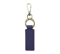 Portachiavi semplice con pianificatore codici, Blue | Cuciture rinforzate con porta codice in morbida pelle premium per specialisti aziendali e aggiunta adatta viaggi