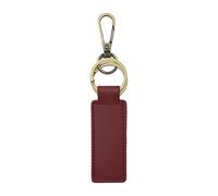 Portachiavi semplice con pianificatore codici, Red | Cuciture rinforzate con porta codice in morbida pelle premium per specialisti aziendali e aggiunta adatta viaggi
