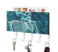 Portachiavi, Skeleton of Color Space Print Key Hanger Wall Mount, gancio chiave da parete, portachiavi da parete, portachiavi rack Mail Sorter Organizer
