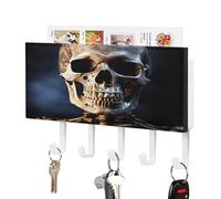Portachiavi, Skeleton Print Key Hanger Wall Mount, parete Key Hanger, parete Key Rack, portachiavi Rack Mail Sorter Organizer