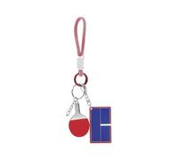 Portachiavi sportivo da badminton, design duraturo, per il trasporto quotidiano, abbellimento personalizzabile, grande fan atletico, regalo per atletica