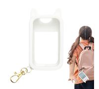 Portachiavi Spray Per Mani | Accessorio Per Zaino In Silicone Con Orecchie ,Astuccio Elegante Con Portachiavi | per Donne Uomini Viaggio Outdoor Auto Spiaggia Parco Scuola Centro Commerciale Zaino
