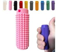 Portachiavi stimolante, portachiavi con stimoli for alleviare l'ansia e il dolore, portachiavi irregolari, antistress, mini giocattolo tascabile(Pink)
