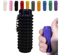 Portachiavi stimolante, portachiavi con stimoli for alleviare l'ansia e il dolore, portachiavi irregolari, antistress, mini giocattolo tascabile(Black)
