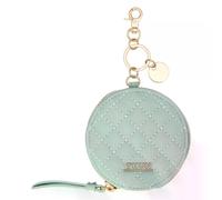 THUN - Portachiavi rotondo con zip, verde - metallo - Collezione Sempre con me - Ø 9 cm, 2 cm