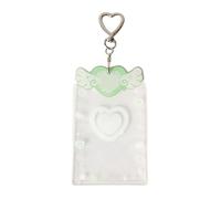 Portachiavi titolare di Photocard, titolare di Photocard, portacarte di credito in acrilico trasparente per adulti, donne, ragazze e ragazze