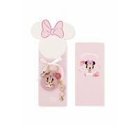 PORTACHIAVI TOPOLINA MINNIE FIORE DISNEY BATTESIMO NASCITA BOMBONIERA BIMBA