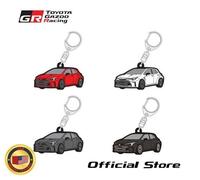 Portachiavi TOYOTA GAZOO Racing GR COROLLA in gomma Grigio TGRC-a149-03