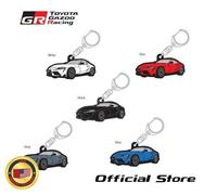 Portachiavi TOYOTA GAZOO Racing GR SUPRA in gomma Grigio TGRC-a148-04