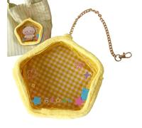 Portachiavi trasparente | 3D trasparente figura display borsa con portachiavi - 3D Cartoon design custodia protettiva per uomini donne bambini zaino all'aperto viaggio, stella, Refer to