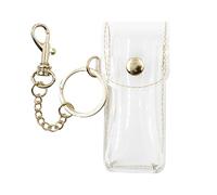 Portachiavi trasparente - Sacchetti per balsamo per le labbra, in PVC trasparente, organizer per balsamo per labbra, rossetto, porta , alla moda da donna