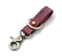 Portachiavi Trip Machine rosso ciliegia / oro antico Per la cintura o il pass...