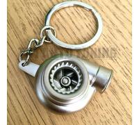 Portachiavi TURBO Turbina Cromo per VW Passat B5 B6 CC Phaeton Sharan