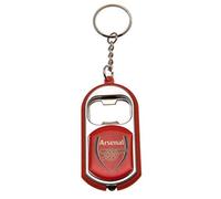 Portachiavi ufficiale dell'Arsenal FC, con torcia e apribottiglie in una confezione regalo