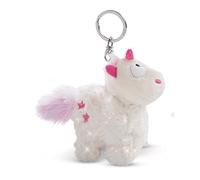 NICI Portachiavi unicorno Theodor in tuta da neve 10 cm GREEN