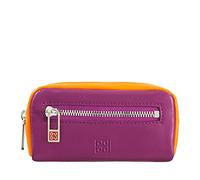 Portachiavi unisex colorato in vera pelle vitello firmato DUDU Fucsia