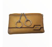 Portachiavi Unisex Jaguar Uomo Donna In Pelle Custodia Portamonete Con Zip