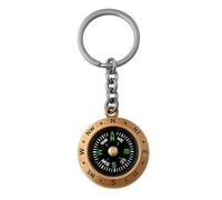 Portachiavi Uomo con Bussola Marinara in Acciaio Inossidabile - Idea Regalo Nautica - Accessorio Elegante per Marinaio, Viaggiatore, Amante del Mare - prt0184