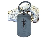 Portachiavi zodiacale Cancro - Silhouette da donna segno di nascita & regalo astrologico