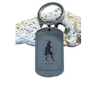 Portachiavi zodiacale Capricorno - Sagoma da donna segno di nascita e regalo astrologico