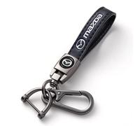 Portachiavo per Mazda MX-5 III Roadster, Auto Portachiavi con Logo Stemma Key Chain Auto Chiave Ciondolo Sostituire Chiavi Anelli D Ruotabile