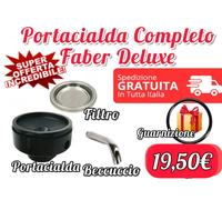 Portacialda/Portafiltro Completo Faber Deluxe/ Slot Inox