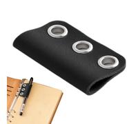 Portaclip per Penna Accessorio da Ufficio in Pelle PU Portatile | Portapenne per Quaderno per Casa Scuola Studio Tenuta del Diario Pianificazione Programmazione Adulti e Studenti