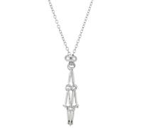 Portacollana in pietra vuota per collana con ciondolo in pietra, corda per gabbia, collana in pietra da, cordino per collana, espositore e organizzatore di gioielli eleganti e durevoli