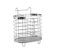 Portacoltelli in acciaio inossidabile， Cestello portacoltelli, porta cucchiaio e forchetta, in acciaio inox, for utensili da cucina, scolapiatti, ceppo for coltelli