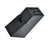 Portacoltelli in Plastica Nero, Supporto Cucina Leggero e Mobile
