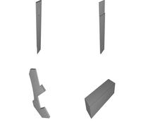 Portacoltelli Magnetico da Parete Supporto Cucina con Magneti Neodimio Blocco