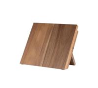 Portacoltelli magnetico in legno, dock obliquo, porta forbici da cucina, ripiano resistente
