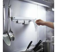 Portacomande da Parete Con Portapenna Barra Porta Comande Autoadesivo per Chef