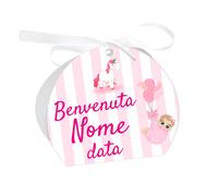 Portaconfetti Personalizzati UNICORNO E PALLONCINI BIMBA Scatoline con nastrino
