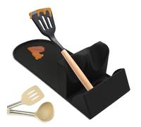 Portacucchiai da cucina - Supporto portaoggetti per utensili e gadget da cucina, decorazione campagna, espositore per spatole e utensili da cucina sul piano di lavoro
