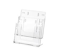 Portadepliant da Tavolo o Parete Componibile Lebez - 3 Tasche A5 - 5031 (Traspar