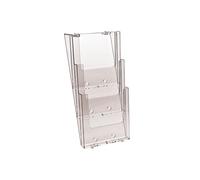 Portadepliant da parete triplo - 3 tasche A4 - trasparente - Studio T