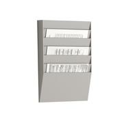 Portadepliant wall organizers - a 6 tasche A4 orizzontali - L31,1 x P7,9 x H50,2cm - Paperflow