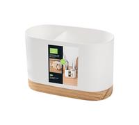 portadiargenteria - portapacchi per le bacchette, rack drenaggio delle posate | Conservare lo spazio cucina da cucina drenante del supporto con 2 slot, facile raschiera per le posate per il pennello